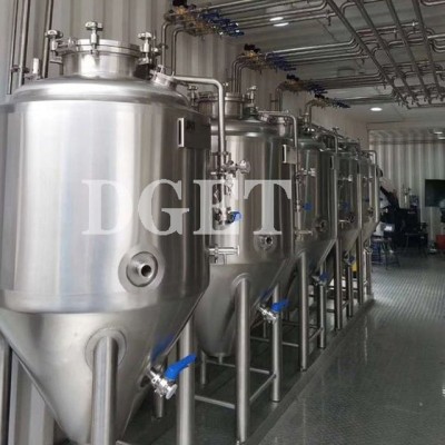 Double Jacketed 300L Fermentation Vessel Manual Unitank for Craft Beer Global Popularity