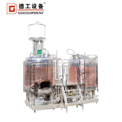 300L luxury red copper microbrewery equipment home beer making machine for sale