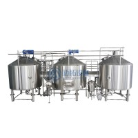 500L  Craft Beer Brewing Equipment For Beer Pub